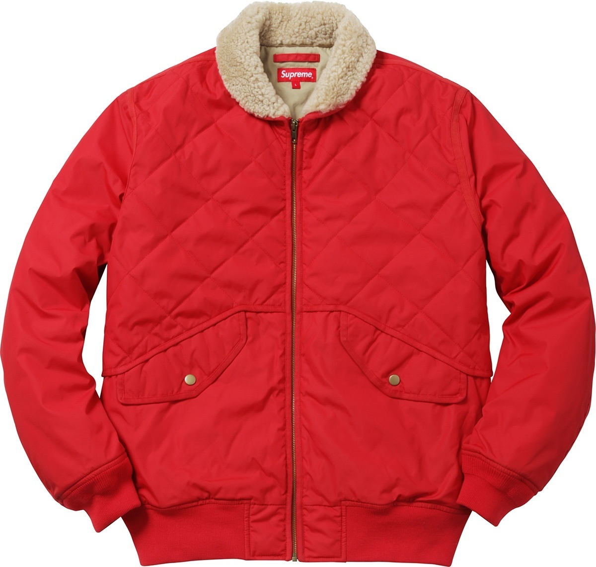 Quilted Nylon Tanker Jacket view 5